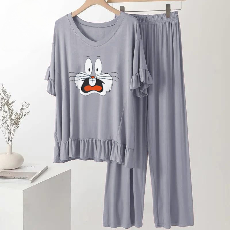 Grey BUG'S BUNNY Frock Flapper Style