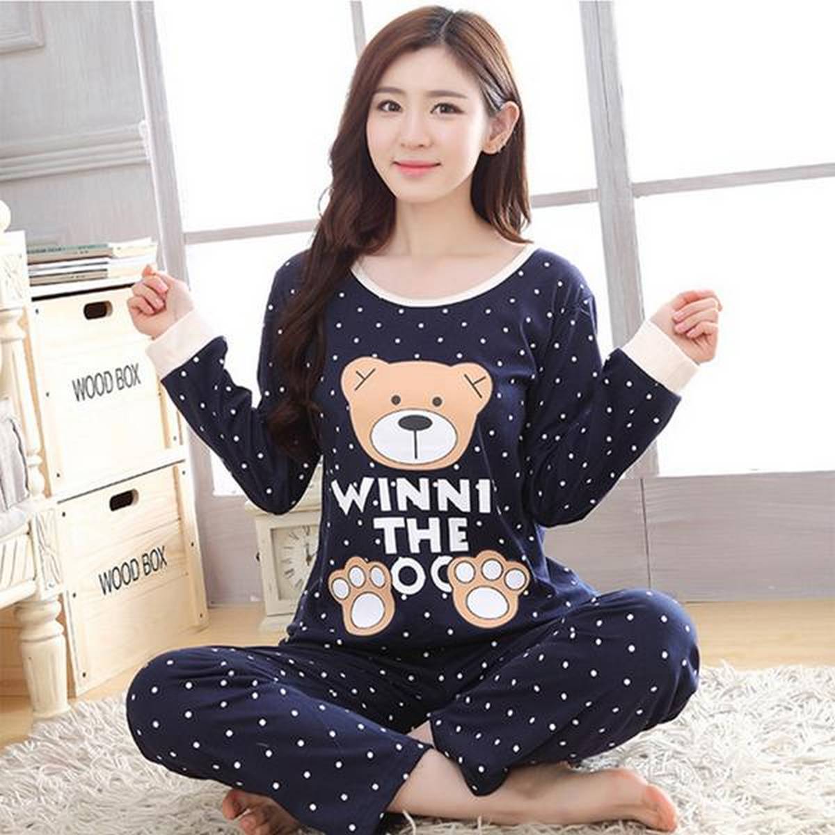 BLUE WINNI THE BEAR ( PJ'S Night Dress )